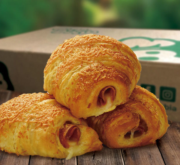 Croissant jamón y queso