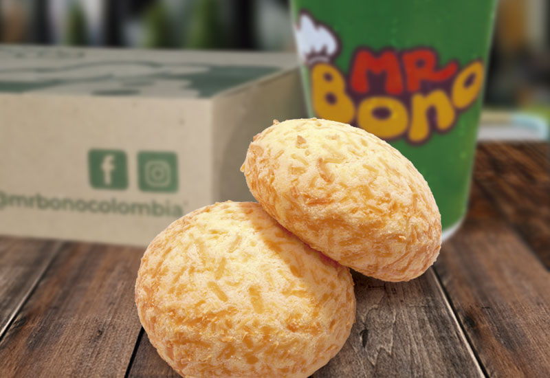Mr Bono Parmesano y bebida